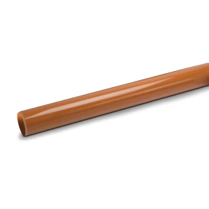 Polypipe UG430 Plain Ended Underground Pipe 110mm x 3m